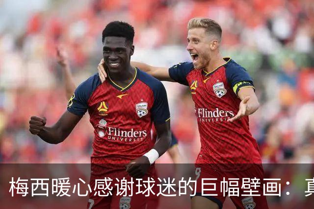梅西暖心感谢球迷的巨幅壁画：真是太棒了，给你们大大的拥抱